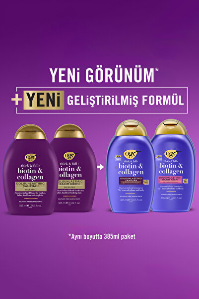 OGX Biotin Kolajen Şampuan + SPF 50 Hediye