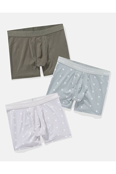 AMERICAN EAGLE Aeo men's 6" classic boxer brief 3-pack