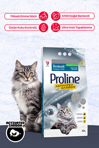 Pro Line PROLİNE AKTİF KARBONLU KEDİ KUMU 10 LT