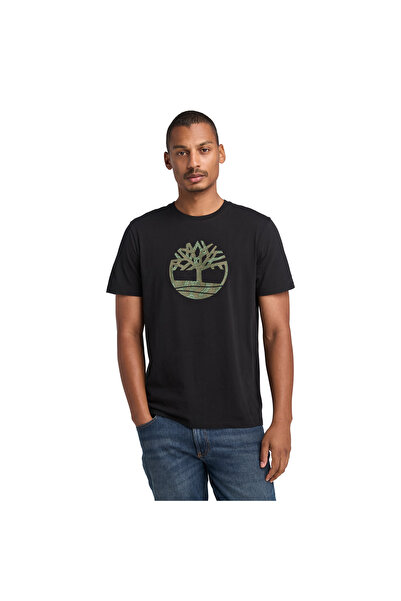 Timberland Kennebec river camo tree logo short sleeve
