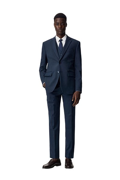 MANGO Man Slim Fit Micro-Moulded Trousers