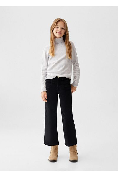 MANGO Girl's Light Gray Sweater 57966310