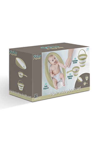 Dolu Green Full Nave Triple Baby Bath Set