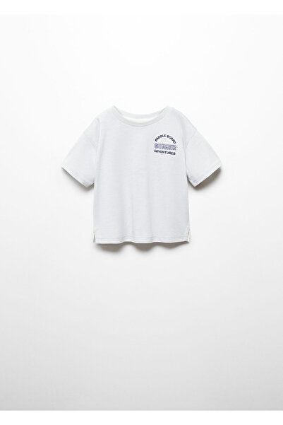 MANGO Baby Yazı işlemeli T-shirt