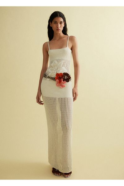 MANGO Woman Natural Women's Dress 77090633