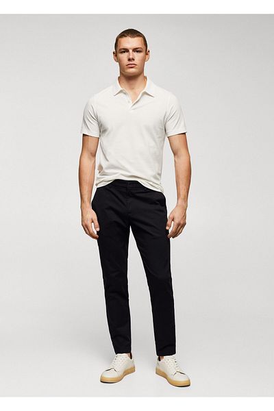 MANGO Men's Black Pants57040567