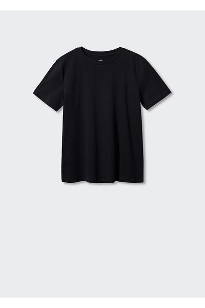 MANGO Woman T-Shirt aus 100 % Baumwolle