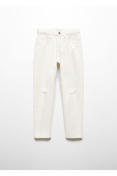 MANGO Kids Διακοσμητικό σκισμένο Dad Jean