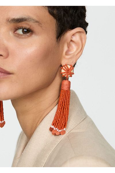 MANGO Woman Women's Sweater Earrings 67017725