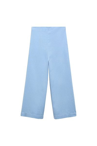 MANGO Woman Women's Sky Blue Trousers 67019405