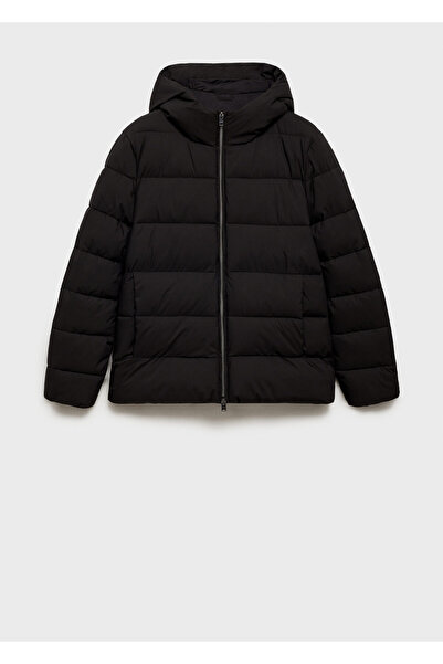 MANGO Woman Erkek Siyah Mont 77997910