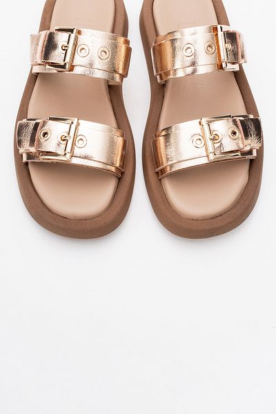LuviShoes Finezza Rose Crystal Damen-Hausschuhe aus echtem Leder