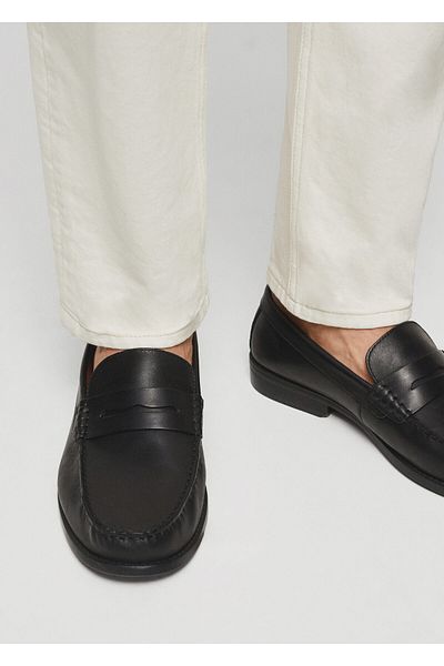 MANGO Man Schwarze Loafer-Schuhe für Herren57010646