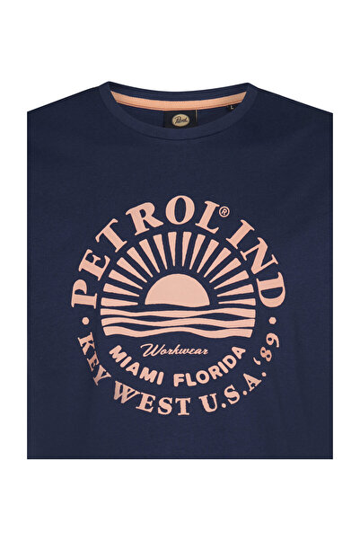 Petrol Industries Ανδρικό T-Shirt σε κλασικό σχέδιο