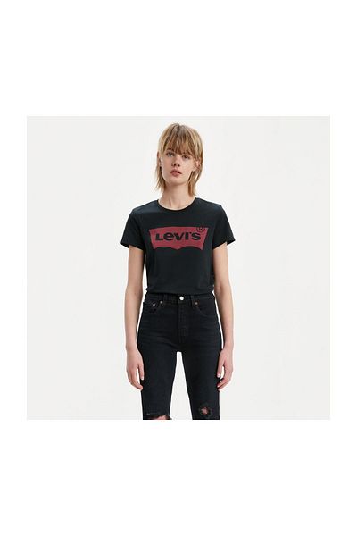 Levi's Schwarzes The Perfect T-Shirt für Damen 17369-0201