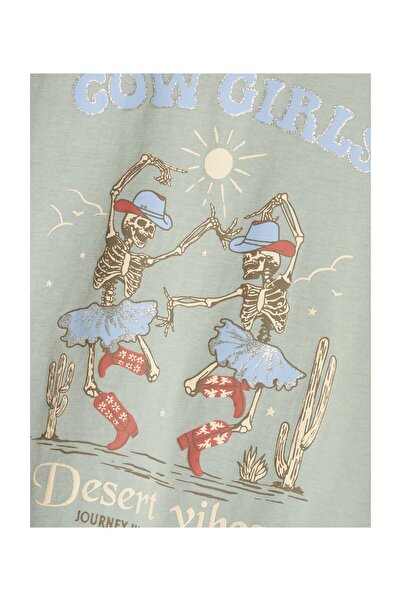 Name it Tričko Dámské / Dívčí Aqua Gray