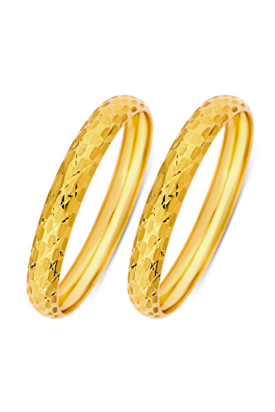 Yenigün Kuyumculuk 8 Ayar Altın Ikili Baklava Model Bilezik