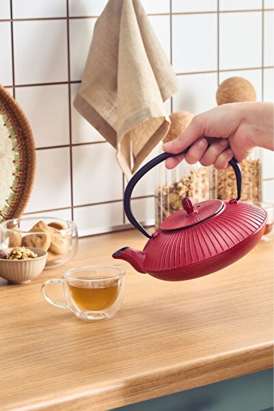 Karaca Japanese Red Teapot 800 Ml