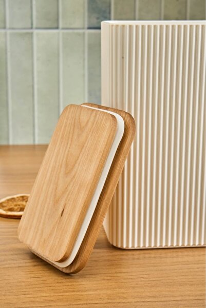 Karaca 2 Lt Cream Colored Massimo Jar Storage Container