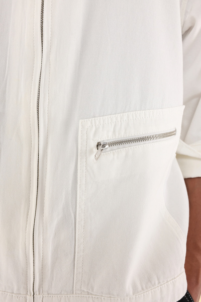 Trendyol Collection Unisex Regular Fit Gabardine Seasonal Jacket Tmnss25Ce00005