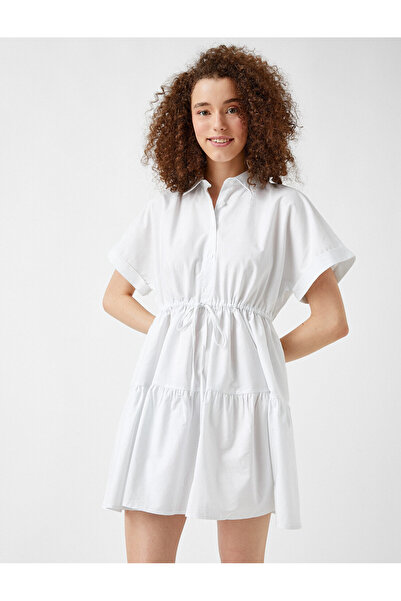 Koton Πουκάμισο φόρεμα με δέσιμο στη μέση