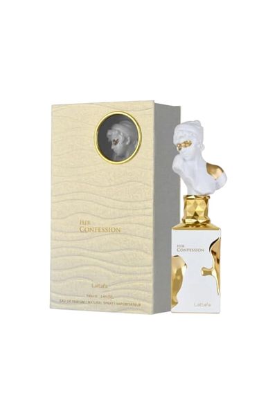 lattafa Her Confession for Women Eau de Parfum Spray, 3.4 Ounce - 100 ml