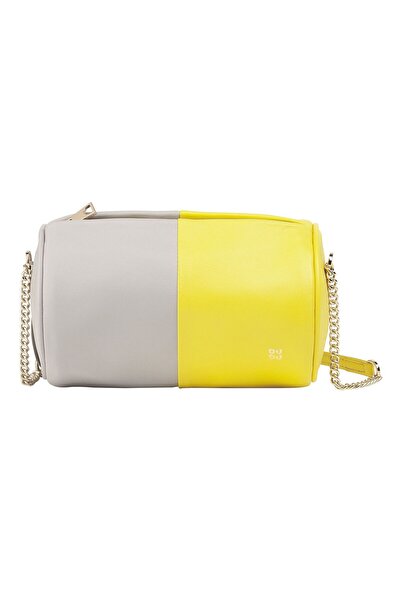 DUDU Kožená kabelka cez rameno Abigail 19,5 cm