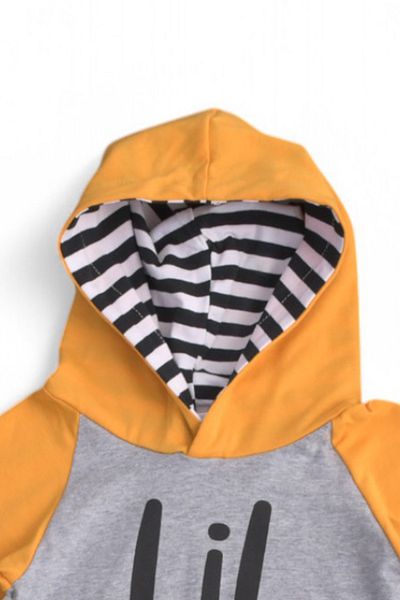 Lilo Co Lil Bro Hooded Romper