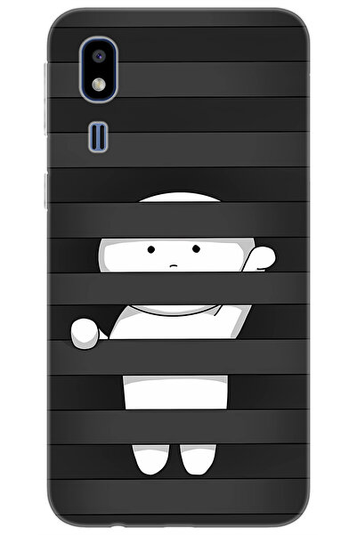 Ceppare Samsung Galaxy A2 Core (SM-A260F) Uyumlu Kılıf Desenli Silikon Saklan...