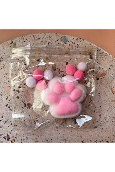 BBS Kedi Partisi - Taba Sukuşi - Squishy Pati - Tüylü Pati - Stres Giderici O...