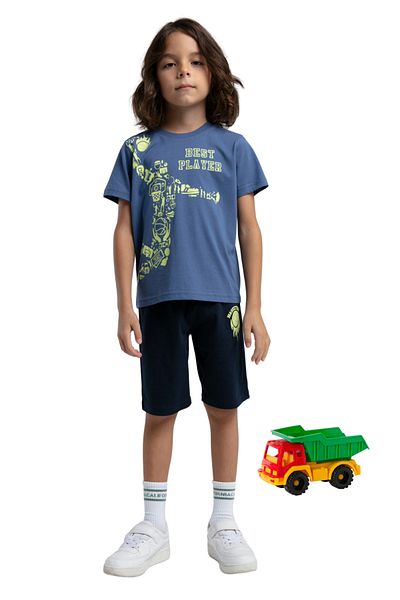 vory Boy's Short Sleeve Bermuda Shorts Suit Two Piece Vr.Rp35.E31.Y1.11