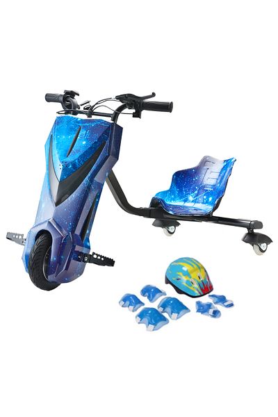 ROCKCAMEL 36V High-Power 360 Children Electric Drifting Scooter-Adjustable With Protective Gear
