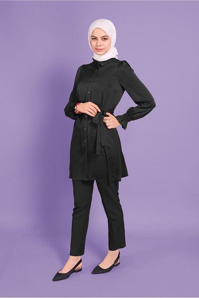 Alvina Belden Birded Satin Tunic 41488