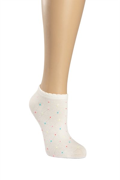 SUWEN Colorful Dots Booties Socks