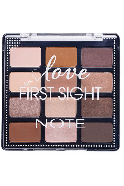 NOTE Love At First Sight Palet Farduri de Pleoape Pudr Mat i Str lucitoare 201 Daily Routine