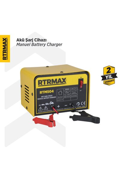 Rtrmax Rtm504 Akü Şarj Cihazı/ünitesi 8 A 12v 20-105 Ah