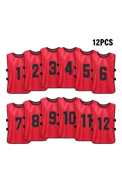 Generic 12-Piece Quick-Drying Football Vest Jersey Set