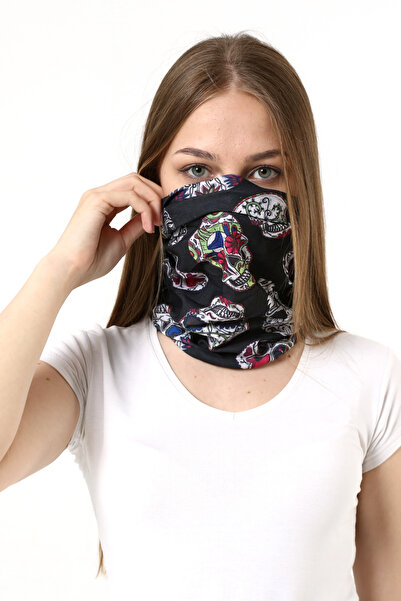 indirimsepeti Buff Dikişsiz Boyunluk Maske Baf Bandana Saç Bandı Kamp Aksesua...