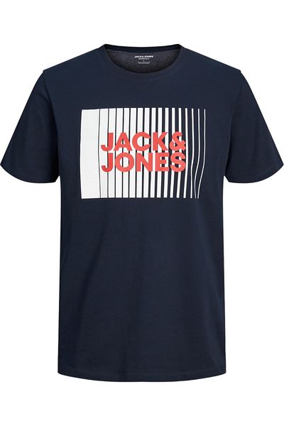 Jack & Jones Λογότυπο Tricou JACK & JONES Corp - 12233999-Μπλε Μπλέιζερ-XXL