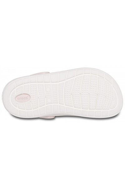 Crocs Saboti kids' literide clog - poppy/white