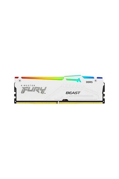 Kingston Memory Kingston FURY Beast White RGB 64GB(2x32GB) DDR5, 5600MT/s, CL36