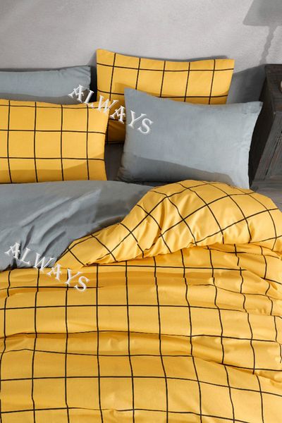 Always Double Sided Single Duvet Cover Set with Elastic Sheets