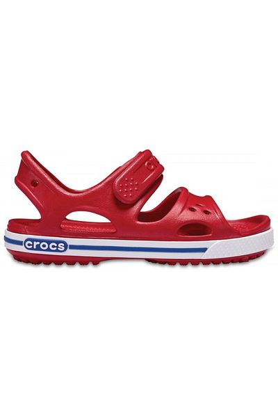 Crocs Sandale Crocs Crocband II Sandal Kids 22-23 EU - C6 US Rosu - Pepper/Blue Jean