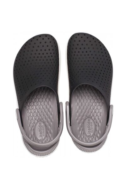 Crocs Saboti kids' literide clog - black/white