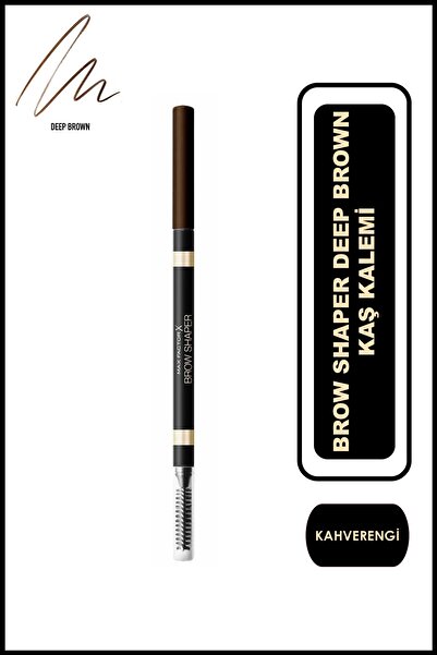 Max Factor Kaş Kalemi - Brow Shaper Deep Brown 30 96145746