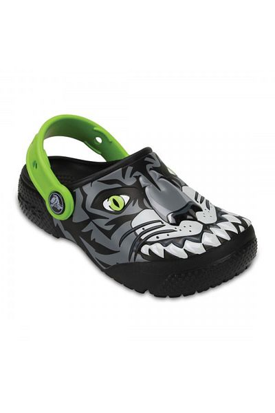 Crocs Saboti Crocs Boys' Fun Lab Clog Gri - Graphite 29-30 EU - C12 US