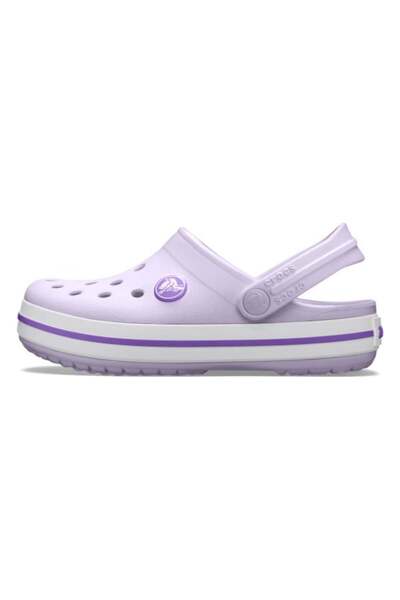 Crocs Saboti crocband toddlers new clog - lavender/neon purple