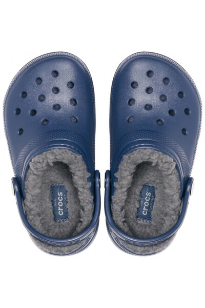 Crocs Saboti classic lined kids - navy/charcoal