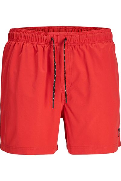 Jack & Jones Short JACK &JONES Maui Swim Solid AKM - 12272776-True Red