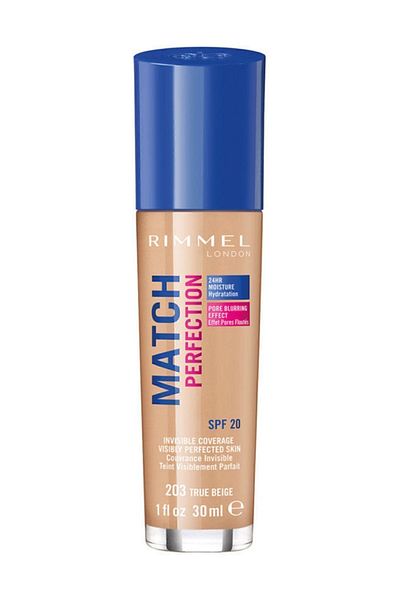 RIMMEL LONDON Foundation - Match Perfection 203 True Beige 3614220954073